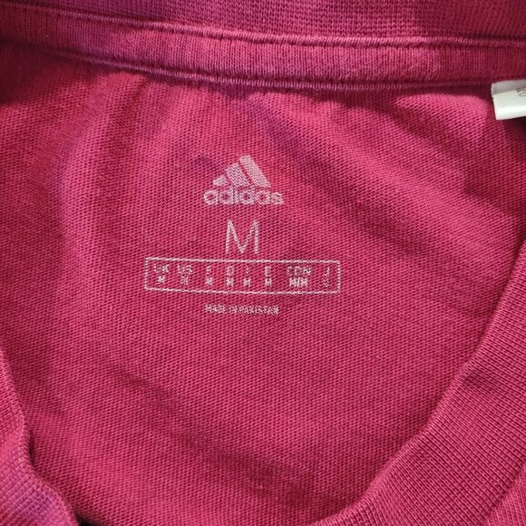 Adidas Shirt Mens Sz M Three Cats Purple Plum Graphic Tee Casual Street Oriental - Picture 8 of 10